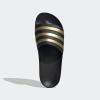 imageadidas Unisex Adult Adilette Aqua Slide SandalCore BlackGold MetallicCore Black