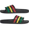 imageadidas Unisex Adult Adilette Aqua Slide SandalCore BlackGreenPure Ruby