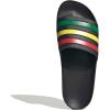 imageadidas Unisex Adult Adilette Aqua Slide SandalCore BlackGreenPure Ruby
