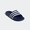 imageadidas Unisex Adult Adilette Aqua Slide SandalDark BlueWhiteDark Blue