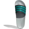 imageadidas Unisex Adult Adilette Shower Slip On SlidesBlackPure TealGrey