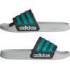 imageadidas Unisex Adult Adilette Shower Slip On SlidesBlackPure TealGrey