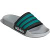 imageadidas Unisex Adult Adilette Shower Slip On SlidesBlackPure TealGrey