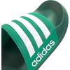 imageadidas Unisex Adult Adilette Shower Slip On SlidesCourt GreenWhiteCollegiate Green