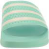 imageadidas Unisex Adult Adilette Shower Slip On SlidesPulse MintOff WhitePulse Mint