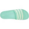 imageadidas Unisex Adult Adilette Shower Slip On SlidesPulse MintOff WhitePulse Mint