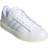 imageadidas Womens Grand Court 20 Tennis ShoeWhiteBlueOff White