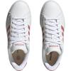 imageadidas Womens Grand Court 20 Tennis ShoeWhitePink StrataWhite