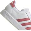 imageadidas Womens Grand Court 20 Tennis ShoeWhitePink StrataWhite
