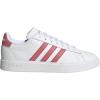 imageadidas Womens Grand Court 20 Tennis ShoeWhitePink StrataWhite
