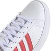 imageadidas Womens Grand Court 20 Tennis ShoeWhiteSemi Lucid RedWhite