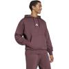 imageadidas mens Essentials Feelcozy Fleece HoodieAurora RubyWhite