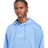 imageadidas mens Essentials Feelcozy Fleece HoodieBlue FusionWhite