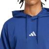 imageadidas mens Essentials Feelcozy Fleece HoodieDark BlueWhite
