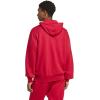 imageadidas mens Essentials Feelcozy Fleece HoodieMaroonWhite