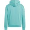 imageadidas mens Essentials Feelcozy Fleece HoodiePowder TealBlack