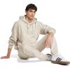 imageadidas mens Essentials Feelcozy Fleece HoodieWonder AluminaWhite