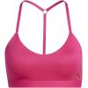 imageadidas womens All Me Light Support Training BraTeam Real MagentaVivid Red