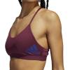 imageadidas womens All Me Light Support Training BraVictory CrimsonVictory Blue