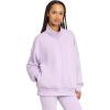 imageadidas Womens All Szn Soft Lux Loose FullZip Track TopPowder Plum