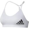 imageadidas womens All Me Light Support Training BraWhiteBlack