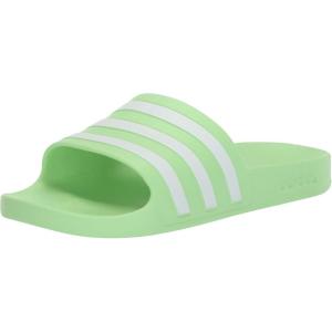 imageadidas Unisex Adult Adilette Aqua Slide SandalGreen SparkWhiteGreen Spark