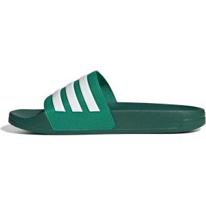 imageadidas Unisex Adult Adilette Shower Slip On SlidesCourt GreenWhiteCollegiate Green