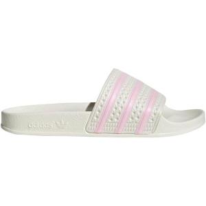 imageadidas Unisex Adult Adilette Shower Slip On SlidesOff WhiteClear PinkOff White