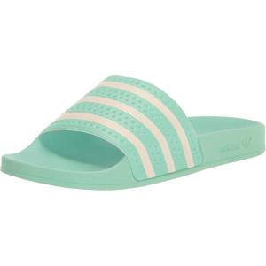 imageadidas Unisex Adult Adilette Shower Slip On SlidesPulse MintOff WhitePulse Mint