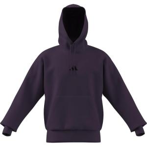 imageadidas mens Essentials Feelcozy Fleece HoodieAurora PlumBlack