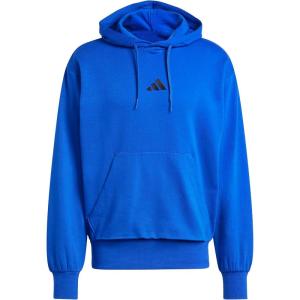 imageadidas mens Essentials Feelcozy Fleece HoodieTeam Royal BlueBlack