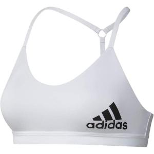 imageadidas womens All Me Light Support Training BraWhiteBlack