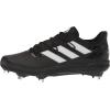 imageadidas Mens Adizero Afterburner 8 CleatsBlackTeam Power RedSilver Metallic
