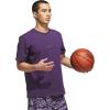 imageadidas Mens Basketball Graphic TShirtAurora PlumBlack