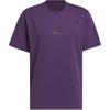 imageadidas Mens Basketball Graphic TShirtAurora PlumBlack