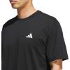 imageadidas Mens Basketball Graphic TShirtBlackWhite
