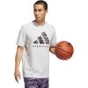 imageadidas Mens Basketball Graphic TShirtGrey
