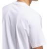 imageadidas Mens Basketball Graphic TShirtWhiteSolar Yellow