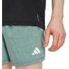imageadidas Mens Own The Run ShortCollegiate GreenWhite Melange