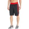 imageadidas Mens Running Response ShortBlackScarletScarlet