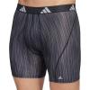imageadidas Mens Sport Performance Mesh Boxer Brief Underwear 3Pack DISCONTINUEDPerformance Wave BlackBlackBlack