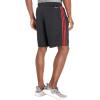 imageadidas Mens Train Essentials Piqu 3Stripes Training ShortsBlackBetter Scarlet