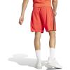 imageadidas Mens Train Essentials Piqu 3Stripes Training ShortsBright RedBlack