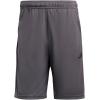 imageadidas Mens Train Essentials Piqu 3Stripes Training ShortsGreyBlack