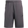 imageadidas Mens Train Essentials Piqu 3Stripes Training ShortsGreyBlack
