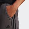 imageadidas Mens Train Essentials Piqu 3Stripes Training ShortsGreyBlack