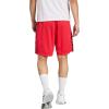 imageadidas Mens Train Essentials Piqu 3Stripes Training ShortsPure RubyBlack