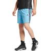 imageadidas Mens Train Essentials Piqu 3Stripes Training ShortsSemi Blue BurstBlack