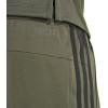 imageadidas Mens Train Essentials Piqu 3Stripes Training ShortsShadow OliveBlack