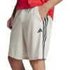 imageadidas Mens Train Essentials Piqu 3Stripes Training ShortsWonder AluminaBlack